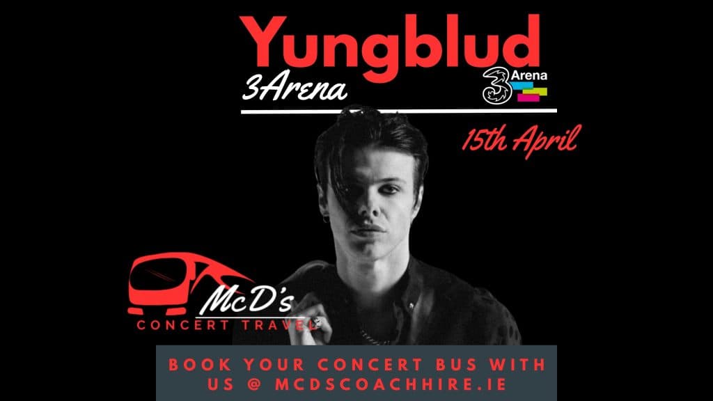 Yungblud @ 3Arena 2026 at 3Arena — Coach transport from Galway with McD's Coach Hire