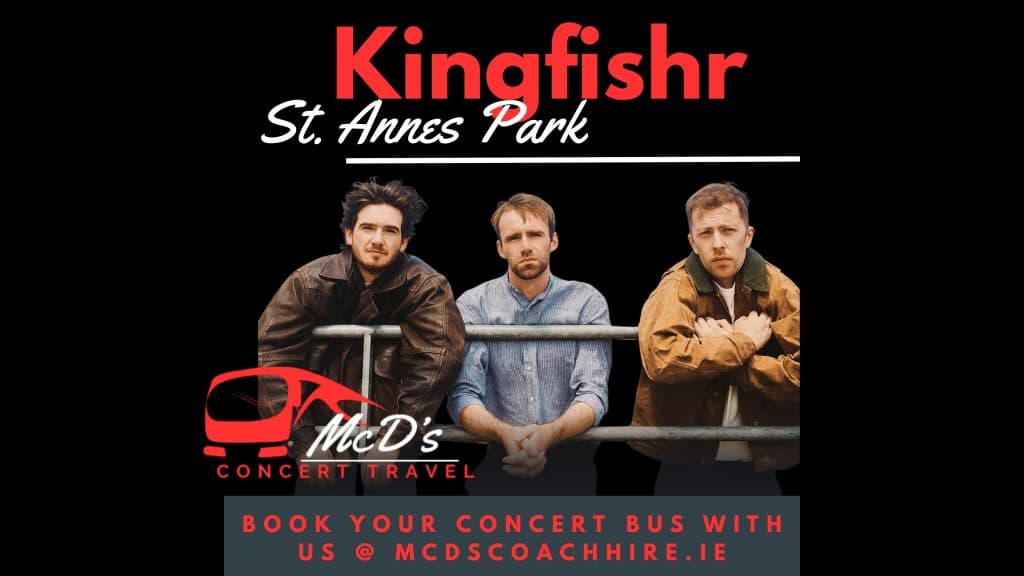 Kingfishr @ St. Annes Park 2026 at St. Annes Park — Coach transport from Galway with McD's Coach Hire